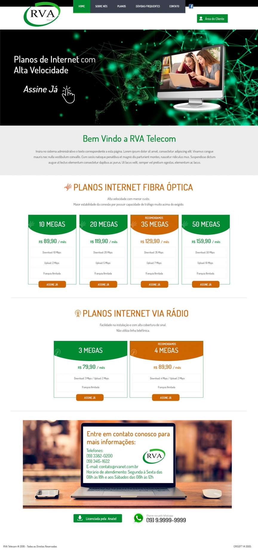 RVA Telecom  Piracicaba SP